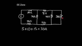 DC Seriesparallel Circuit Total Resistance [upl. by Sjoberg]