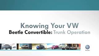 Trunk Operation  Knowing Your VW [upl. by Raffaj787]