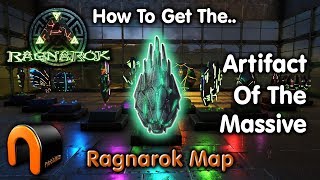 ARK ARTIFACT Of The MASSIVE Ragnarok Map [upl. by Hanad491]