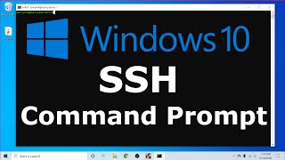 SSH Client on Windows 10 Using the Command Prompt  SSH from Windows to Linux and Other Systems [upl. by Boni]