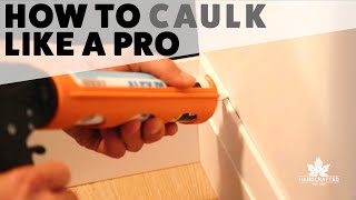 How to Caulk like a Pro [upl. by Amlus558]