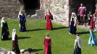 Conwy Castle Medieval Dance [upl. by Almeria]