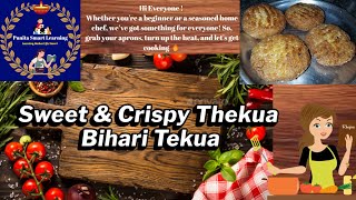 Bihari Thekua Recipe  Sweet amp Crispy Thekua  Special Snack [upl. by Nivahb]