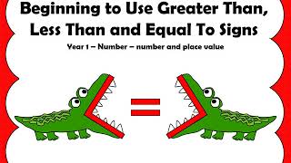 Using Greater Than Less Than and Equal To Signs [upl. by Denni]