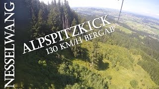 Der Alpspitzkick bei Nesselwang Zipline [upl. by Silverstein179]