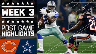 Bears vs Cowboys  NFL Week 3 Game Highlights [upl. by Circosta246]