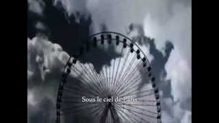 Yves Montand  Sous Le Ciel De Paris with lyrics [upl. by Nwad]