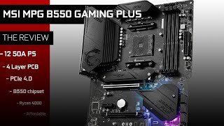 MSI MPG B550 GAMING PLUS a HOT mess [upl. by Atnoved]