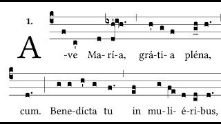 Ave Maria  Gregorian Chant [upl. by Lennox230]