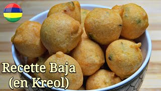 Recette Baja Mauricien en Kreol  Bhajia Special Ramadan [upl. by Polloch]