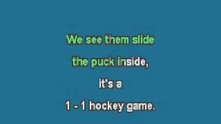 Connors Stompin Tom The Hockey Song karaoke version [upl. by Milda552]