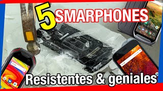 5 Celulares Actuales MÁS RESISTENTES que si son SMARPHONES  Retro Celulares amp Más [upl. by Leede]