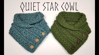 Quiet Star Cowl  Crochet Tutorial [upl. by Ainedrag]