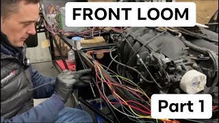 MK Indy RX5 Kit Car  Installing a Mazda MX5 Wiring Loom  Part 1 [upl. by Heyman]