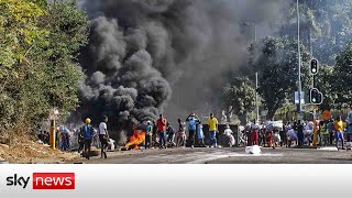 Unrest and looting continues to spread across South Africa [upl. by Nirej]