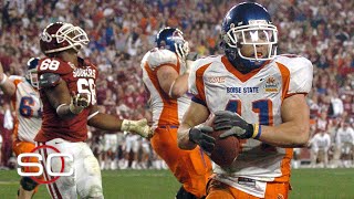 Boise States win Statue of Liberty vs Oklahoma among top college football upsets  SportsCenter [upl. by Nnawaj]