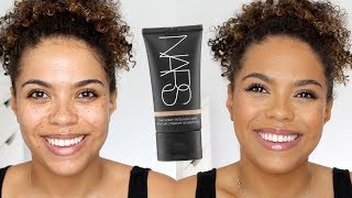 NARS Pure Radiant Tinted Moisturizer Review WeartestFlash Photo Test [upl. by Geehan]