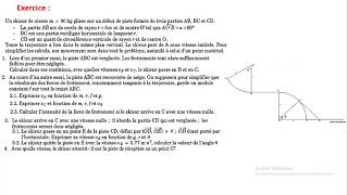 Exercice Travail et énergie cinétique [upl. by Maryann]