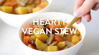 Hearty Vegetable Stew Vegan Slow Cooker Option [upl. by Rosalyn]