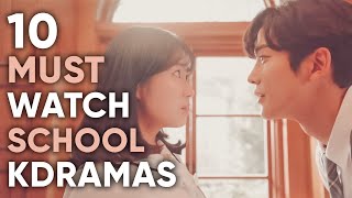 10 MustWatch High School amp University Korean Dramas [upl. by Esahc]