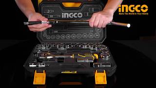 INGCO HKTS12251 25Pcs Socket set [upl. by Linc849]