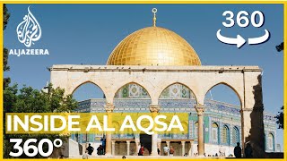 Al Aqsa 360° tour of Jerusalems holiest mosque [upl. by Ellirehs75]