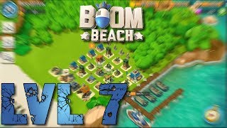 Boom Beach Headquarters Level 7 Defense Strategy [upl. by Brainard]