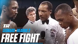 Sugar Ray Leonard vs Thomas Hearns 2  FREE FIGHT [upl. by Griffy]