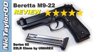 Beretta  Umarex M9 22LR Intial Review  92 Series Pistol [upl. by Jordans]