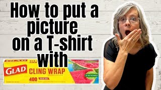 Find Out If Using Cling Wrap To Iron On Graphics Really Works [upl. by Donall]