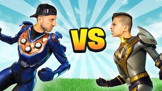 DAD Vs SON 1v1 Fortnite WINNER GETS PRIZE  Royalty Gaming [upl. by Nylodam415]