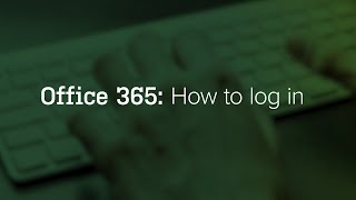 How to Log In Office 365 Basics [upl. by Hugues]