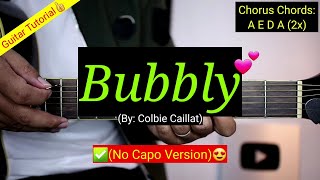 Bubbly  Colbie Caillat No Capo Version 😍  Guitar Tutorial [upl. by Guss]