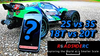 Arrma Vorteks  2S vs 3S  18T vs 20T  Speed Run Testing [upl. by Eahc]