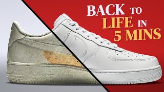 Easy Method To Restore White Sneakers How To Clean White Sneakers Properly [upl. by Nnayar]