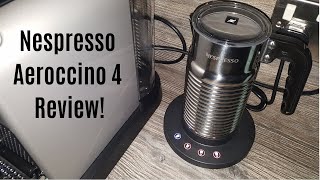 Nespresso Aeroccino 4 Milk Frother Review  Worth upgrading from the Aeroccino 3 [upl. by Samohtnhoj384]