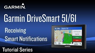 Tutorial  Garmin DriveSmart 5161 Receiving Smart Notifications [upl. by Treboh]