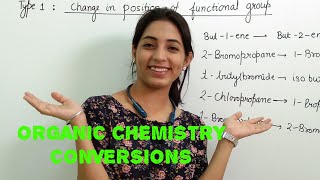 Organic chemistry conversions  trick 1 [upl. by Vanzant]