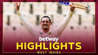 Highlights  West Indies v South Africa  de Kock Hits 141  1st Betway Test Day 2 2021 [upl. by Tyson]