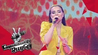 Anahit Hakobyan sings Wrecking Ball  Blind Auditions  The Voice of Armenia  Season 4 [upl. by Ybhsa]