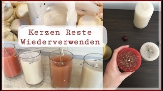 Kerzenreste wiederverwenden I DIY Kerzen gießen [upl. by Clotilde]