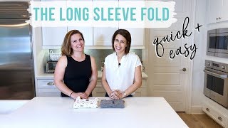 How To Fold A Long Sleeve Top [upl. by Nirrac]