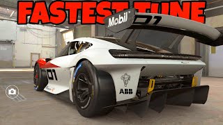 CSR2 Porsche Mission R Concept Fastest Tune amp Shift Pattern [upl. by Ardnaiek]