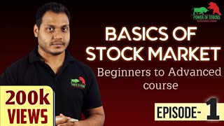 Stock Market Free Course For Beginners To Advanced Episode1 [upl. by Lleksah]