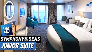 Symphony of the Seas  Junior Suite Full Walkthrough Tour amp Review 4K  Royal Caribbean Cruise Line [upl. by Sada]