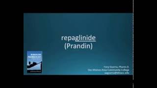 Repaglinide Gluconorm  Uses Dosing Side Effects  Pharmacist Review [upl. by Fayre]