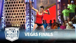 Kacy Catanzaro at the Vegas Finals Stage 1  American Ninja Warrior [upl. by Bresee]