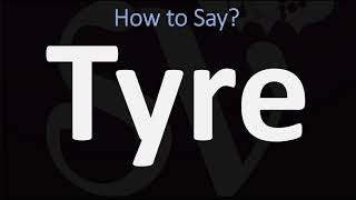 How to Pronounce Tyre BIBLE Lebanon [upl. by Syst282]