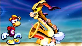 Rayman PS1 All Bosses No Damage [upl. by Ynatterb382]