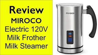 Review Miroco Milk Frother  How to make froth milk at home [upl. by Notlek]